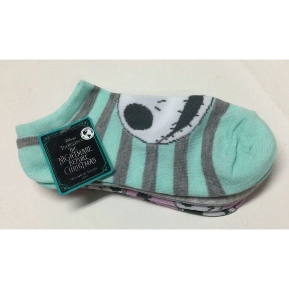 Disney Accessories - Disney The Nightmare Before Christmas Womens No Show Socks 3 Pairs